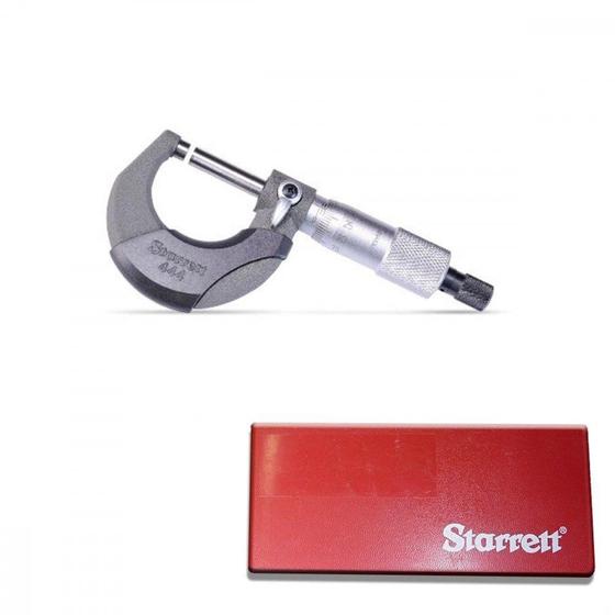 Imagem de Micrometro Starrett Mecanico 0,25Mm  444.1Mxrl-25