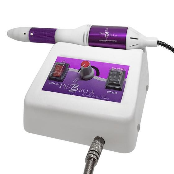 Imagem de Micromotor De Unhas Piubella Profissional R30 Reverso Bivolt