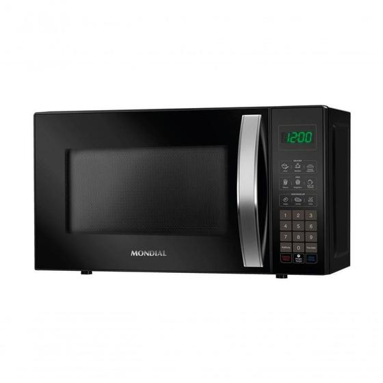 Microondas 21 Litros Mondial 1200w Mo0121b Preto 220v