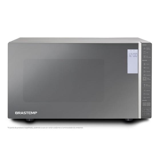 Microondas Brastemp Bmg45ar 32 Litros Painel Integrado e Espelhado com ...