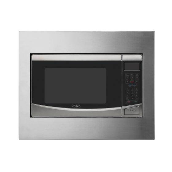 Imagem de Microondas de Embutir Philco 32 Litros PMB33IP Preto Com Inox 110v