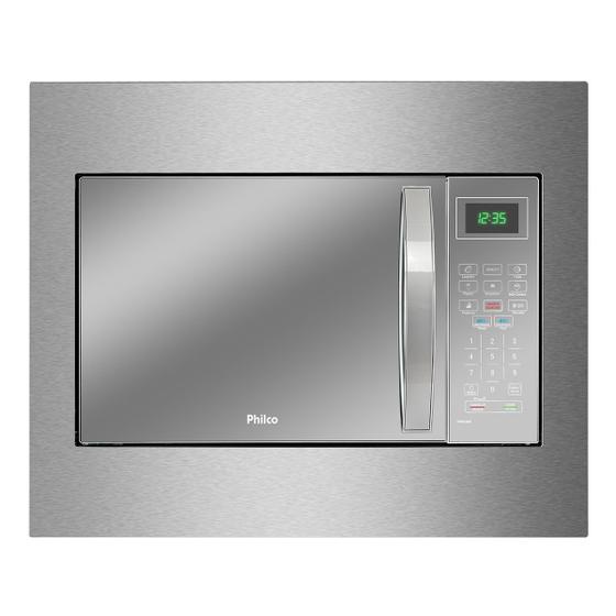 Microondas de Embutir Philco PMB28EB 28 Litros Porta Espelhada 1400w Menor preço em Microondas de Embutir Philco PMB28EB 28 Litros Porta Espelhada 1400w