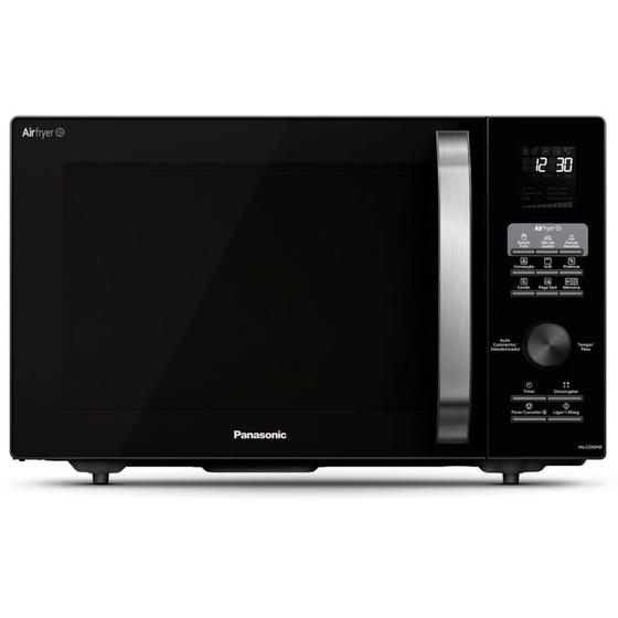 Imagem de Microondas de Mesa 4 em 1 Panasonic com 30 Litros de Capacidade com Função Grill, Airfryer e Convecção Preto Fosco