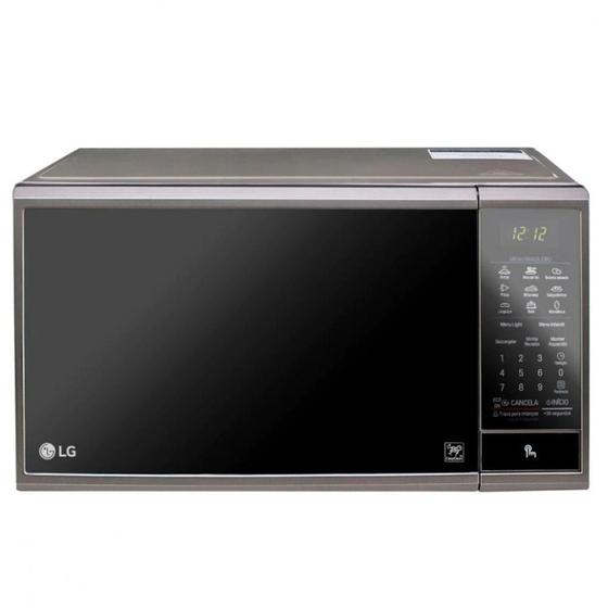 Microondas LG Solo 30 Litros Prata MS3095 110 V Menor preço em Microondas LG Solo 30 Litros Prata MS3095 110 V