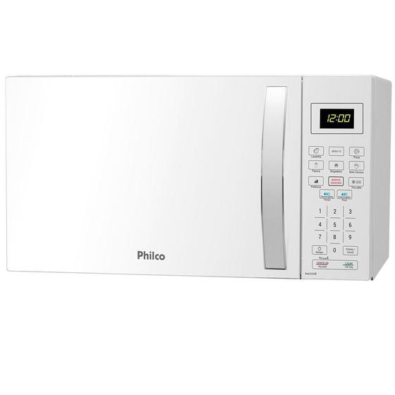 Imagem de Microondas Philco PMO26B, 26L, 1400W, Branco - 110V