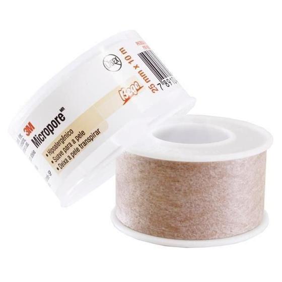 Imagem de Micropore 2,5Cm X 10M Bege Com 6 Unid - 3M