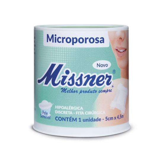 Imagem de Microporosa Missner 1un. BRANCO 5CM X 4,5M