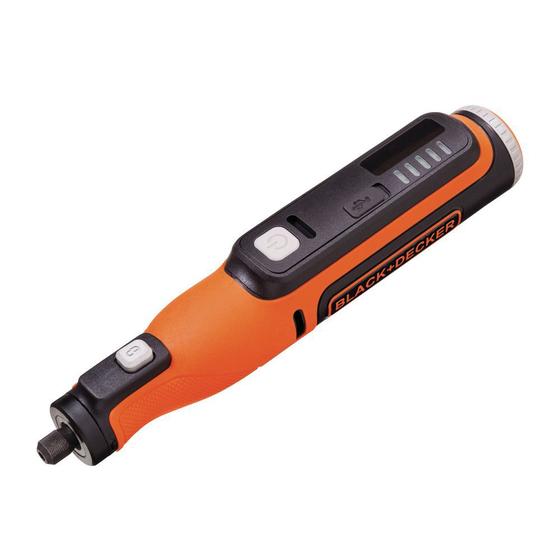 Imagem de Microretifica 8V c/ 35 acessórios BCRT8K35-BR Black&Decker