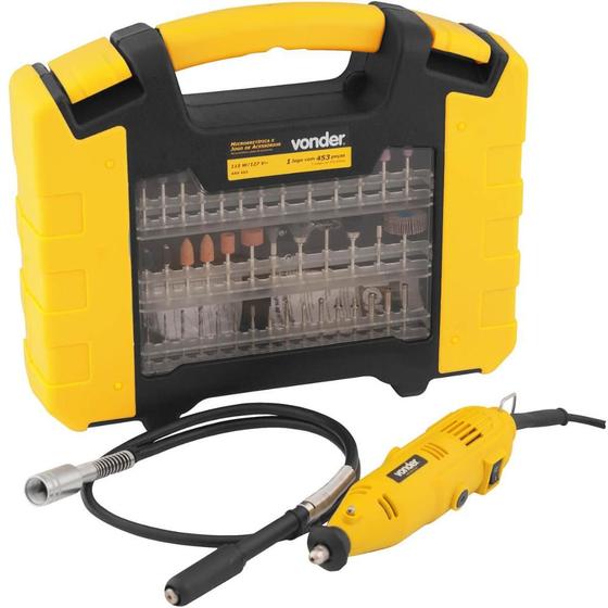 Imagem de Microrretífica Vonder 220V com Maleta ARV 453 Com Estojo e 452 Acessórios