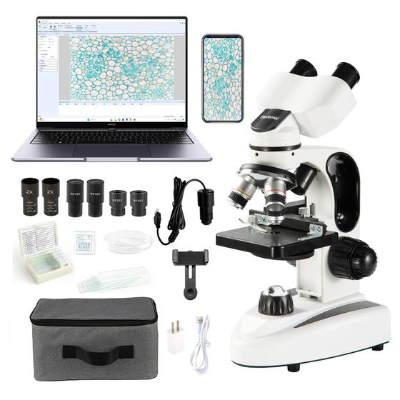 Imagem de Microscópio Biológico SEDUMIC Binocular 40X-2000X com Câmera