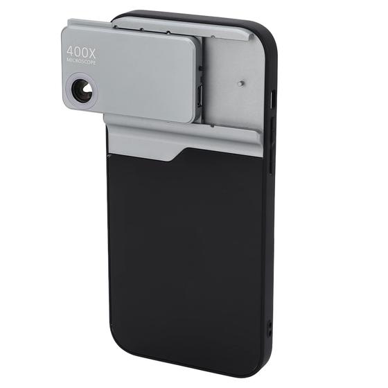 Imagem de Microscópio de Bolso Zyyini 400X com LED - Compatível com iPhone 14 Pro