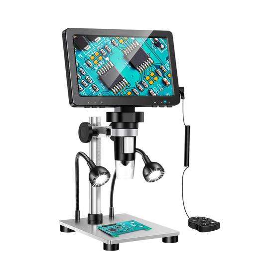 Microscópio Digital HD 7" 1200x com Zoom 12MP - Ideal para Solda e Reparo de Celulares Menor preço em Microscópio Digital HD 7" 1200x com Zoom 12MP - Ideal para Solda e Reparo de Celulares
