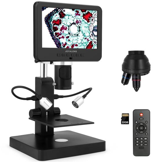 Imagem de Microscópio Digital JOYALENS JL246P 1000x - 12MP com 3 Lentes