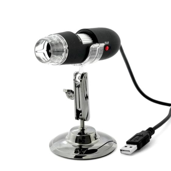 Imagem de Microscópio Digital USB Com Iluminação Led Zoom 1000X