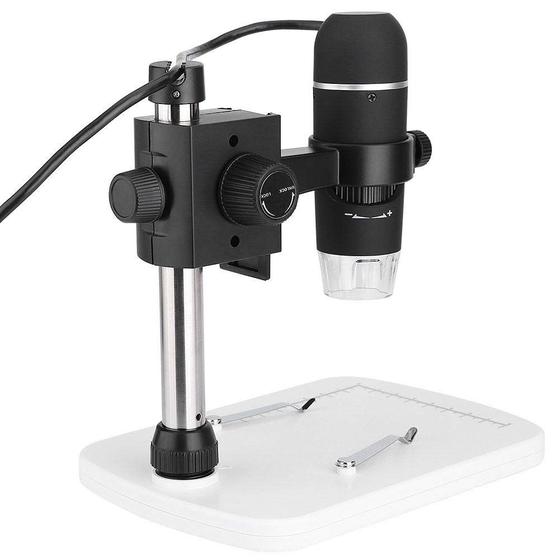 Imagem de Microscópio Digital USB Fishlor 5MP com 8 Luzes LED - Aumento de 300x