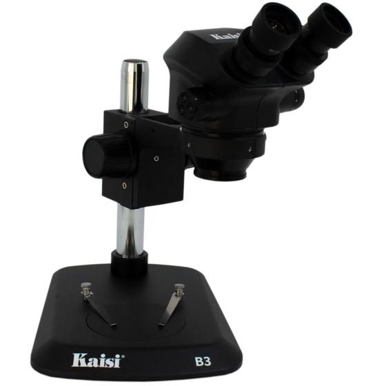 Imagem de Microscópio Estereoscópico Binocular 7X-50X K-7050 Preto Kaisi