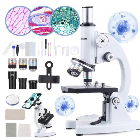 Imagem de Microscópio Eyemocsin 40X-2000X com Luz LED - Para Adultos e Crianças