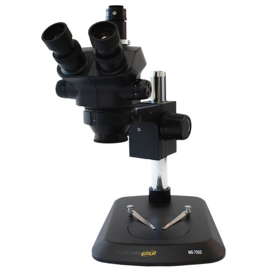 Microscópio Trinocular 7X50X 7050 Simul Focal Mercadogira