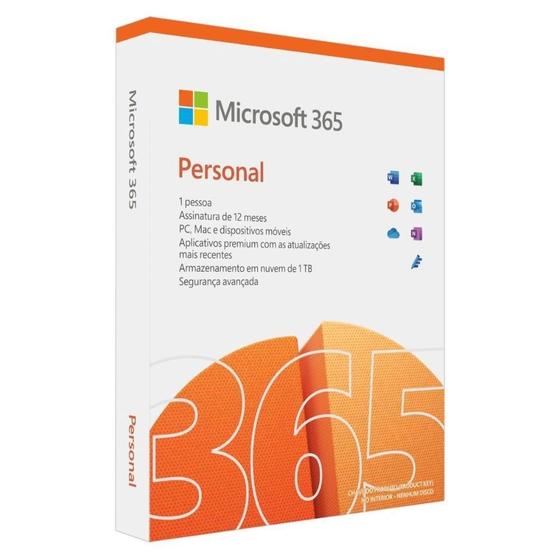 Imagem de Microsoft 365 Personal, 1 Usuário com 1TB na Nuvem - QQ2-01386