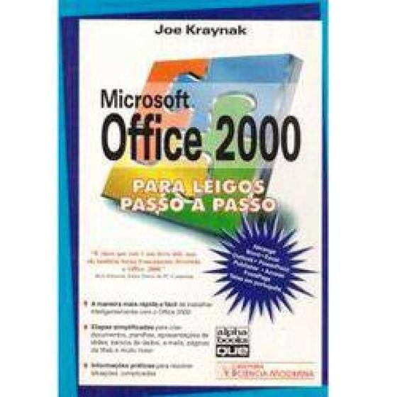 Imagem de Microsoft Office 2000 Para Leigos - Passo A Passo - CIENCIA MODERNA