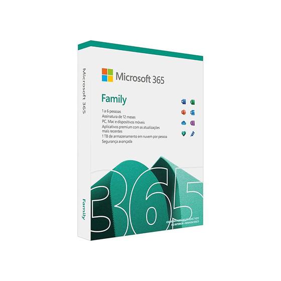 Imagem de Microsoft Office 365 Family - Até 6 usuários
