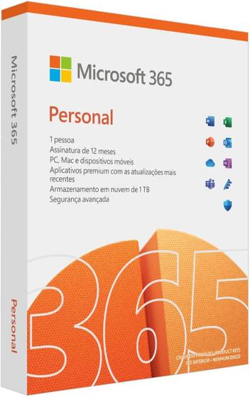 Microsoft Office 365 Personal - 1TB OneDrive Válido Por 12 Meses - Software  - Magazine Luiza