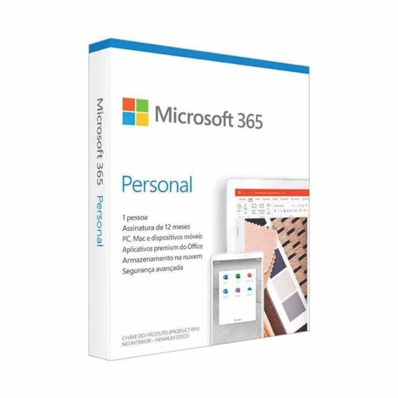 Microsoft Office 365 Personal PC / MAC (BOX) Licença anual - Software -  Magazine Luiza