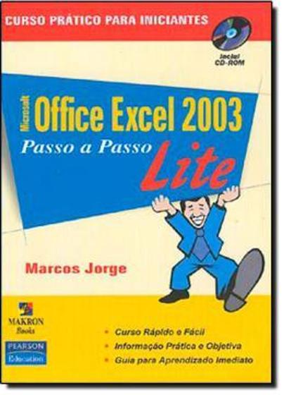 Imagem de Microsoft office excel 2003 - passo a passo lite com cd-rom - Pearson & Artmed