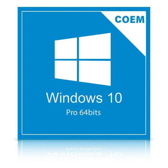 Imagem de Microsoft Windows 10 Pro 64 Bits Português FQC-08932 COEM