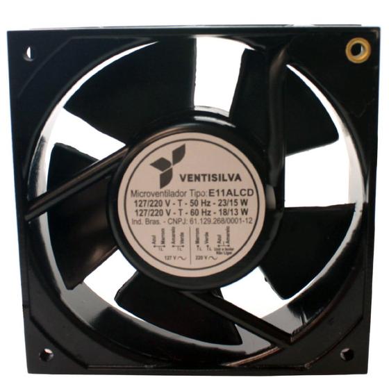 Imagem de Microventilador E11alcd Bivolt 120 X 120 X 39mm Ventisilva