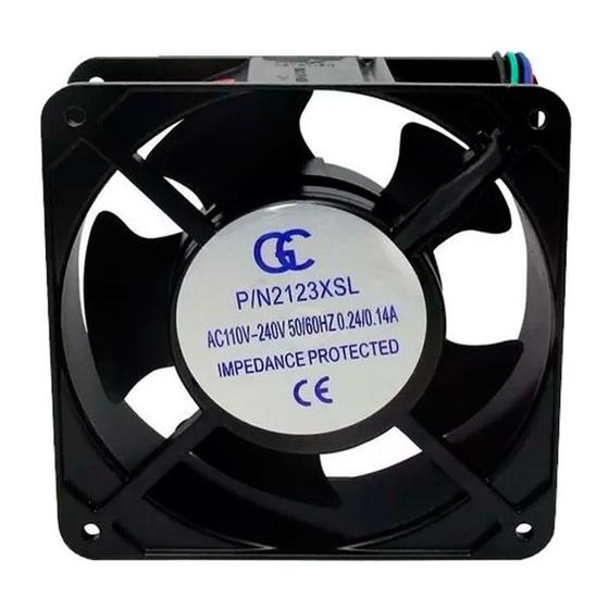 Imagem de Microventilador ventoinha 120x120x38mm 110/220v KIT 5 Unid.