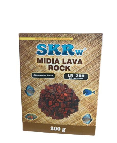 Imagem de Midia lava rock 10 A 25MM + bolsa 200G