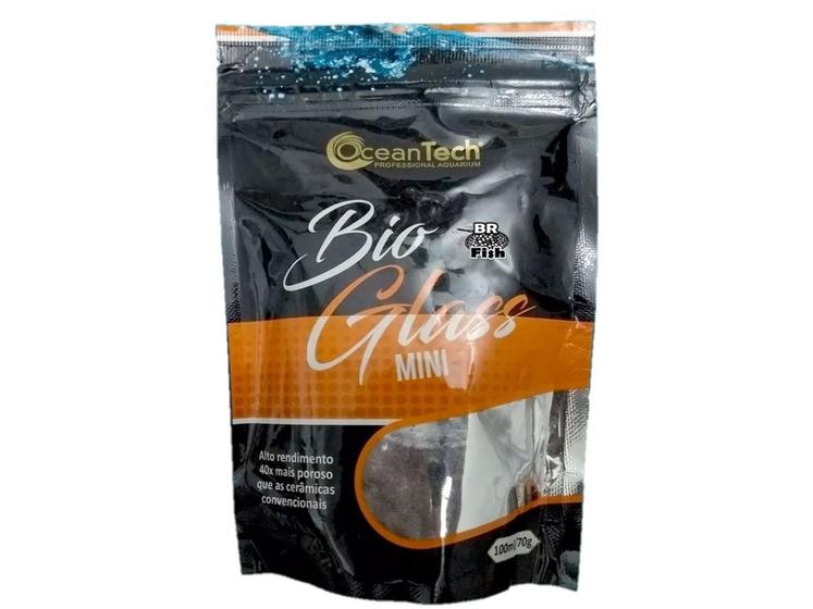 Imagem de Mídia P Aquário Cerâmica Ocean Tech Bio Glass Mini 100ml 70g