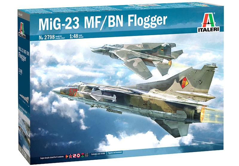Imagem de MiG-23 MF/BN Flogger - 1/48 - Italeri 2798