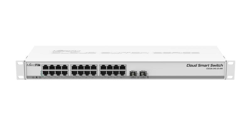 Imagem de Mikrotik Cloud Smart Switch Css326-24g-2s+rm