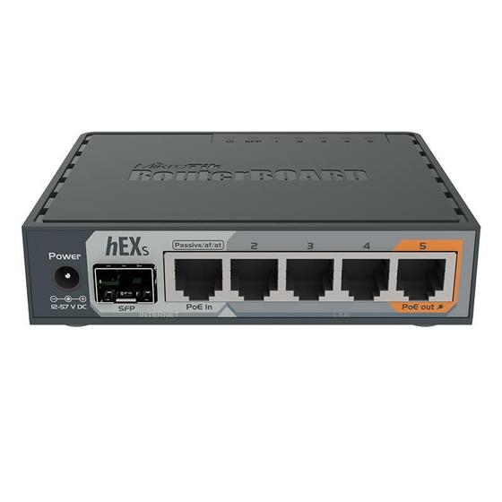 Imagem de Mikrotik Rb760igs Hex-s 880mhz 256mb (Pack C/10 unid)