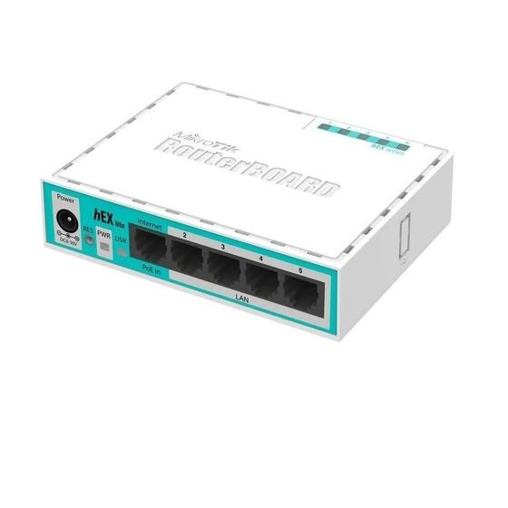 Imagem de Mikrotik routerboard rb 750r2 hex lite 850mhz 64mb l4