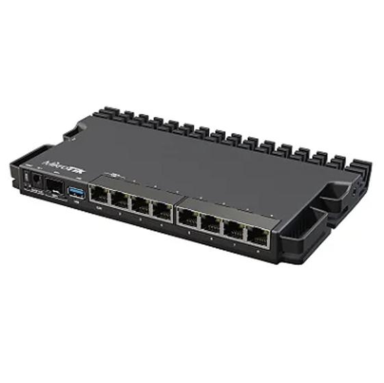 Imagem de Mikrotik routerboard rb5009ug+s+in 10gbps 1.4ghz br l5 + kit rack
