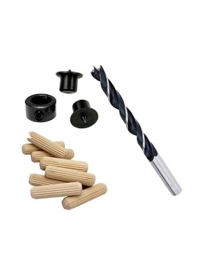 Imagem de Milescraft - kit cavilhas - com broca, cavilhas, limitador e centralizadores - 6 mm