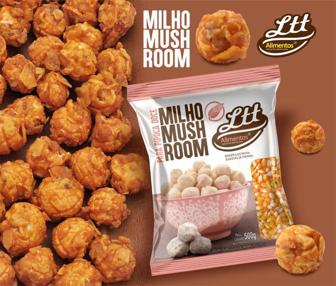 Milho Mushroom Para Pipoca Gourmet 500g Menor preço em Milho Mushroom Para Pipoca Gourmet 500g
