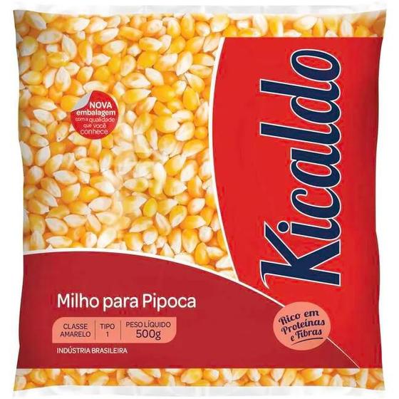 Imagem de Milho para Pipoca Kicaldo Pacote com 500g