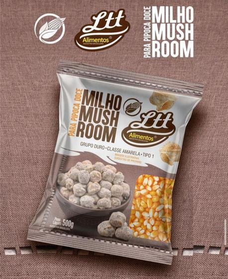 Imagem de Milho Pipoca Mushroom Para Receitas Gourmet 1kg Ltt Alimentos Oficial