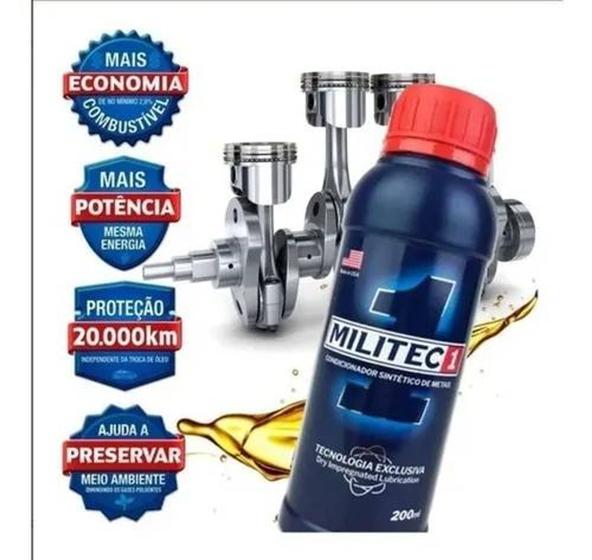 Militec condicionador de metais auto motores Original 200ml Menor preço em Militec condicionador de metais auto motores Original 200ml