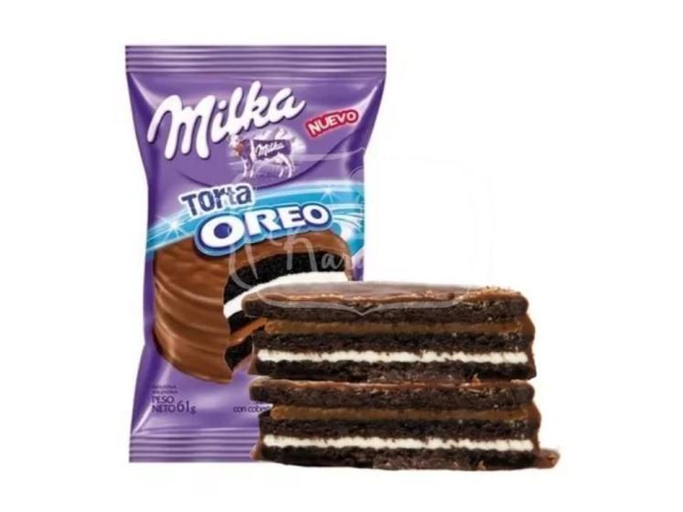 Imagem de Milka Alfajor Oreo Doce de Leite e Baunilha - Importado