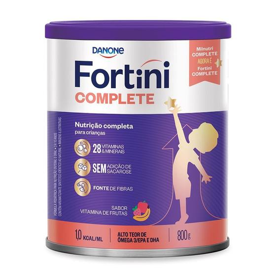 Milnutri Complete Vitamina de Frutas Suplemento Infantil 800g Menor preço em Milnutri Complete Vitamina de Frutas Suplemento Infantil 800g