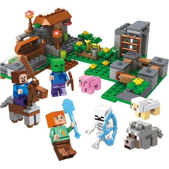 Imagem de Minecraft Blocos de Montar Mineworld Binquedo Educativo