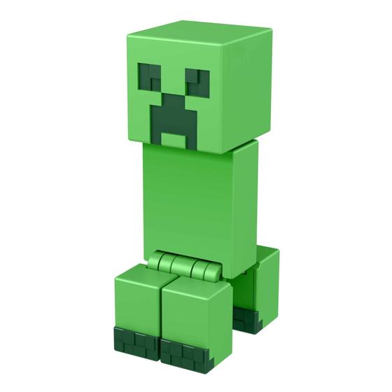 Imagem de Minecraft Creeper Action Figure, 3.25-in, com 1 Build-a-Portal Piece & 1 Acessório, Building Toy Inspirado em Videogame, Presente Colecionável para Fãs & Crianças Idades 6 Anos e Mais