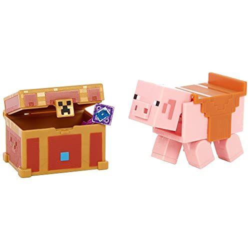 Imagem de Minecraft Dungeons 3.25-in Collectible Battle Figure and Accessories, Baseado em Videogame, Imaginative Story Play Gift for Boys and Girls Age 6 and Older