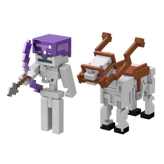 Imagem de Minecraft Pacote Esqueleto e Cavalo - Mattel