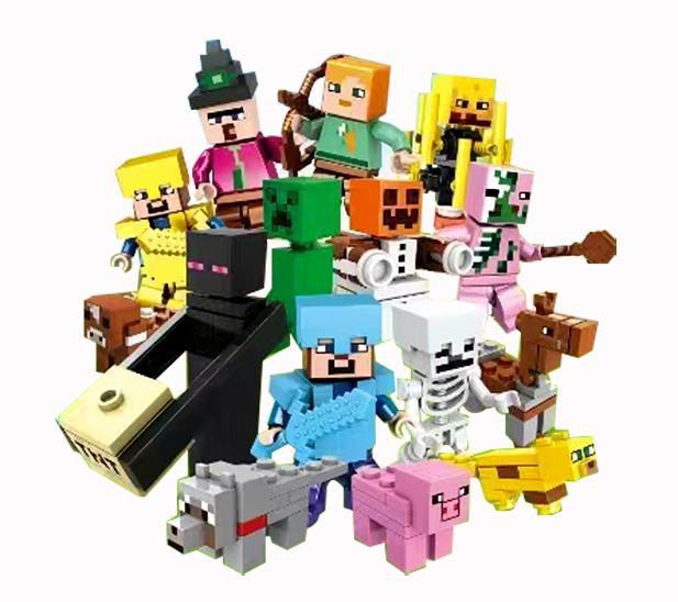 Imagem de Minecraft Personagens Bloco de Montar Brinquedo 82006